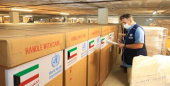 The World Health Organization delivered 100 ultrasounds devices to Iran