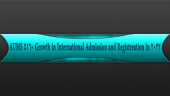 AUMS 160% Growth in Amission and Registration in 2022