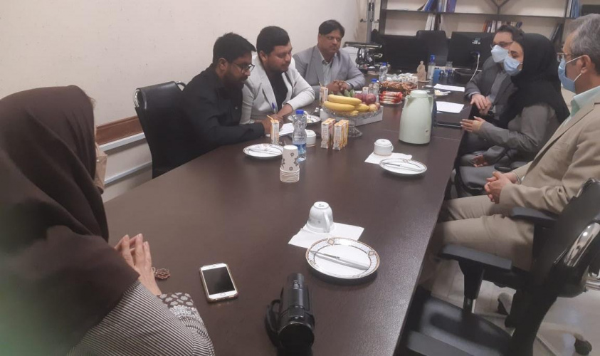 Meeting with the Indian Company at Int.Office Arak University of Medical Science